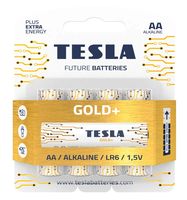 Батарейка Tesla AA GOLD+ Gold Alkaline LR06 (4 шт.)