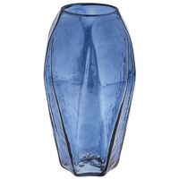 Ваза стеклянная "Модерн" (30 см; черничный)