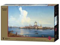 Пазл "Боголюбов. Вид на Смольный монастырь с Большой Охты" (1500 элементов)