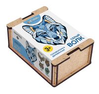 Пазл деревянный "Серый Волк" (15 элементов)