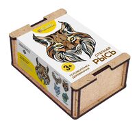 Пазл деревянный "Степная Рысь" (15 элементов)