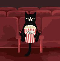 Картина по номерам "Киносеанс" (200х200 мм)