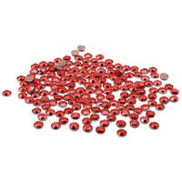 Стразы термоклеевые для рукоделия (2 мм; 150 шт.; красный)