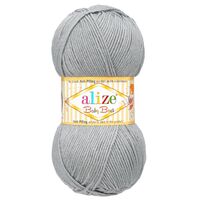 Пряжа "Baby Best №344" (100 г; 240 м; серый)