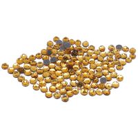 Стразы термоклеевые для рукоделия (2 мм; 150 шт.; золотой)