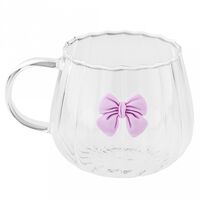 Кружка стеклянная "Бантик" (450 мл)