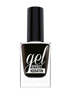 Лак для ногтей "Gel Effect Keratin" тон: 537, Black Affair