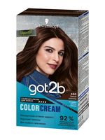 Краска для волос "Color Cream" тон: 406, тёмный шоколад