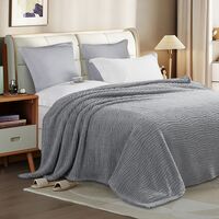 Плед-покрывало "Жемчужно-серый 15" (200х220 см)