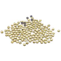 Стразы термоклеевые для рукоделия (2 мм; 150 шт.; светло-желтый)