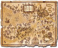 Наклейка "Карта Хогвартса" (арт. 1264)