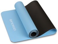 Коврик для йоги "IN106" (173х61х0,5 см; голубо-черный)