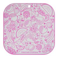 Доска разделочная "Фрукты" (28х28 см)