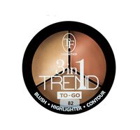 Палетка для скульптурирования лица "Trend To-go Face" тон: 82, золотисто-коричневый
