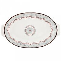 Блюдо фарфоровое "Классика" (316х190х39 мм)