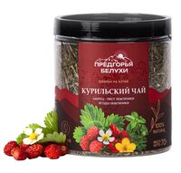 Чай травяной "Курильский чай чабрец, лист земляники, ягоды земляники" (70 г)