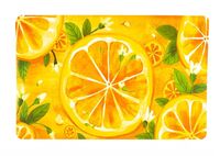 Салфетка сервировочная "Апельсин" (435x285 мм)