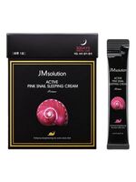 Маска для лица "Active Pink Snail Sleeping Cream Prime" (30 шт. х 4 мл)