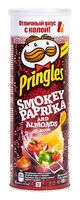 Чипсы картофельные "Pringles. Копченая паприка и миндаль" (165 г)