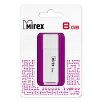 USB Flash Mirex LINE 8GB (белый)