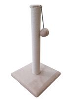 Когтеточка "Кэт Хаус" (35х35х60 см; бежевый)