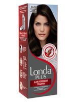 Крем-краска для волос "Londa Plus. Для упрямой седины" тон: 66/0, интенсивный светло-коричневый
