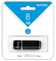 USB Flash Drive 8Gb SmartBuy Quartz (Black)