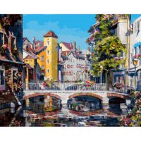 Картина по номерам "Франция. Альпийская Венеция" (400х500 мм)