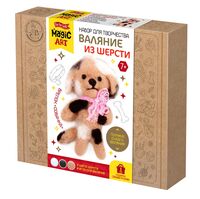 Набор для валяния из шерсти "Брелок Собачка"