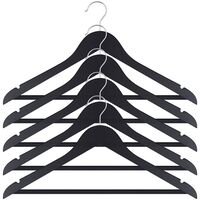 Вешалка для одежды (5 шт.; черный)