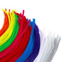 Проволока синельная для творчества "Ассорти №2" (300 мм; 100 шт.; 10 цветов)