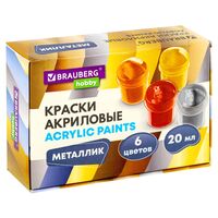 Краски акриловые "Hobby" (6 цветов)