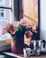 Картина по номерам "Утренний кофе" (400х500 мм)