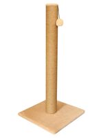 Когтеточка "Джут. Люкс" (42х42х90 см; бежевый)