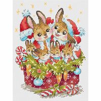 Набор для вышивания "Празднуем вместе" (140х190 мм)