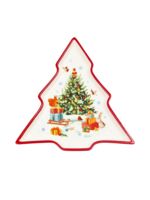 Блюдо керамическое "Уютной зимы" (230 мм)