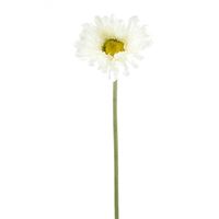 Цветок искусственный "Гербера белая" (570 мм)