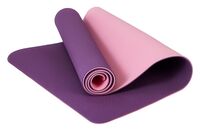 Коврик для йоги (183х61x0,6 см; фиолетово-розовый)