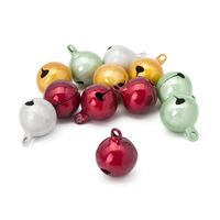 Бубенчики для творчества и рукоделия "Жемчужные" (12 шт.; 18 мм; ассорти)