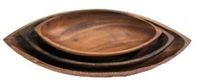 Блюдо деревянное "Оливия" (300х125х40 мм)