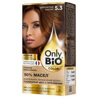 Крем-краска для волос "Only Bio Color" тон: 5.3, золотистый каштан