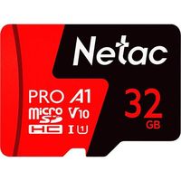 Карта памяти micro SDHC 32GB Netac P500 Extreme Pro Class 10