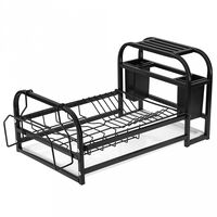 Сушилка для посуды "Синтия" (41,5x27x17 см; черный)