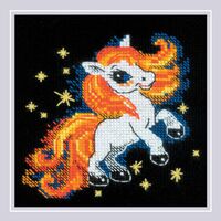 Набор для вышивания "Огненная лошадка" (150х150 мм)
