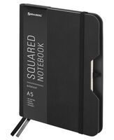 Блокнот в клетку "Note" (А5; чёрный)