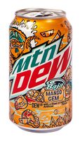 Напиток газированный "Mtn Dew. Baja Mango Gem" (355 мл)