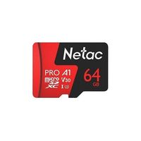 Карта памяти micro SDXC 64GB Netac P500 Extreme Pro Class 10 ( + адаптер)