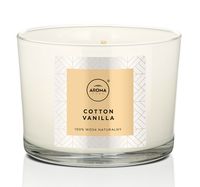 Свеча декоративная ароматизированная "Cotton Vanilla"
