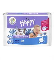 Подгузники "Baby Happy Midi" (5-9 кг; 32 шт.)