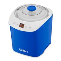 Йогуртница Kitfort KT-4090-3 (бело-синяя)